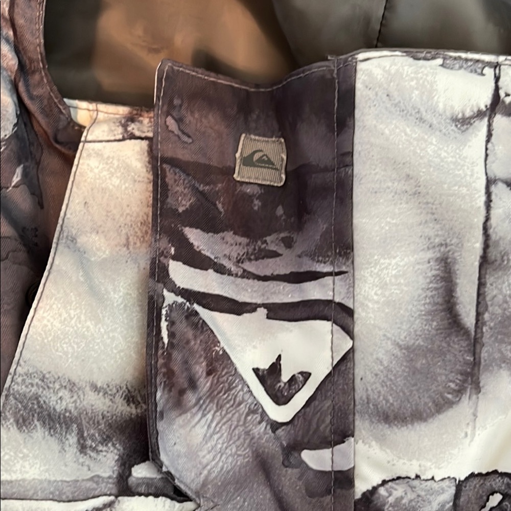 Quicksilver Men's Gray Patterned Jacket - image 4